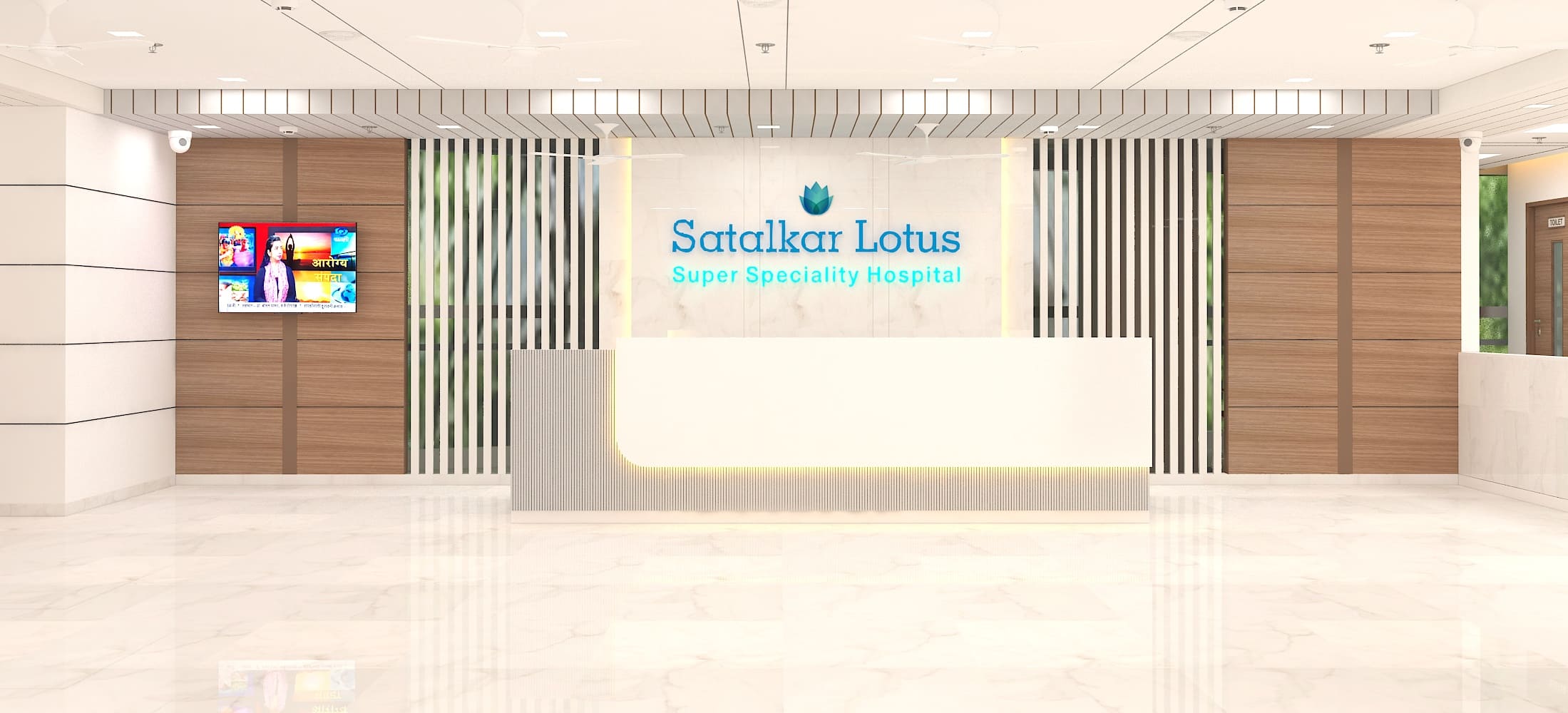 Satalkar Lotus Hospital Interior Project | Trance Interiors Image